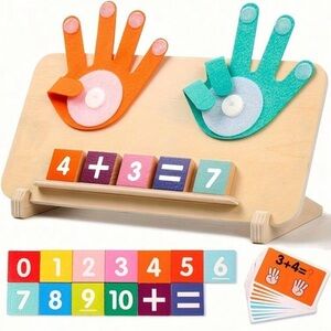 Wooden Arithmetic Learning Board for Children (Ages 3+) – Brand New